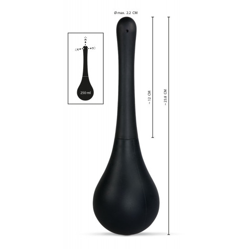 Rebel Rebel Anal Shower Black - Doccia Intima,...