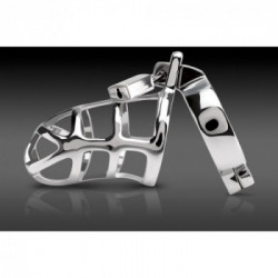 Metal Worx - Gabbia Metallica per il Pene, Acciaio Inox, Astinenza Forzata