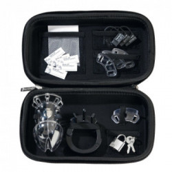 Mystim - Guaina Fallica in Silicone, Chiusura con Lucchetto, Chiavi, Silicone