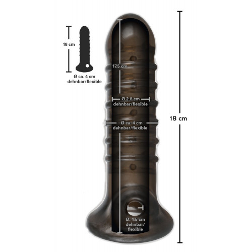 Rebel - Guaina Fallica, Manicotto Scanalato,...