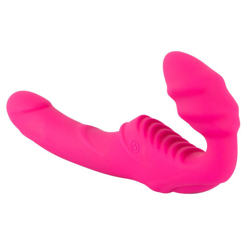 Strapless Strap On Vibrating - Strap On con...