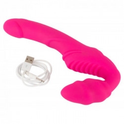 Strapless Strap On Vibrating - Strap On con Vibrazione, 9 MOD, Impermeabile, Ricaricabile