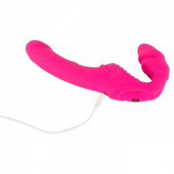 Strapless Strap On Vibrating - Strap On con Vibrazione, 9 MOD, Impermeabile, Ricaricabile