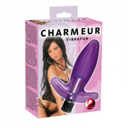Orion Charmeur Analvibe Lila - Plug Anale con Vibrazione, 11 cm, Ø 1,5-3,2 cm, Richiede Batterie
