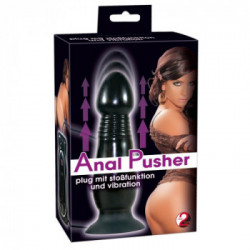 Orion Anal Pusher - Plug Anale con Vibrazione, 7 MOD, Funzione Shock, Richiede Batterie