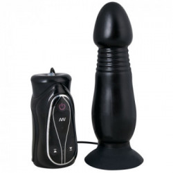 Orion Anal Pusher - Plug Anale con Vibrazione, 7 MOD, Funzione Shock, Richiede Batterie