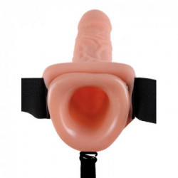 Fetish Fantasy - Strap On con Vibrazione, Dildo Realistico, Richiede Batterie, Unisex