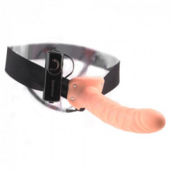 Fetish Fantasy - Strap On con Vibrazione, Dildo Realistico, Richiede Batterie, con Telecomando, Cintura Regolabile
