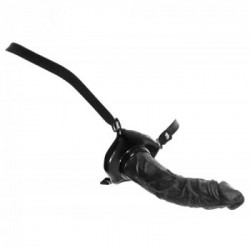 Fetish Fantasy - Strap On con Dildo Realistico, Lungo, Nero, Stimolante