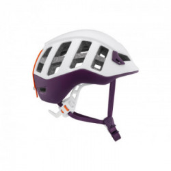 Petzl A071DA01 METEORA Taglia S/M bianco/viola - Casco per donna leggero per arrampicata, alpinismo e scialpinismo