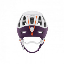 Petzl A071DA01 METEORA Taglia S/M bianco/viola - Casco per donna leggero per arrampicata, alpinismo e scialpinismo