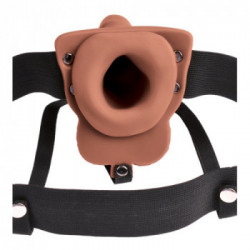 Fetish Fantasy - Strap On con Pene Realistico, con Vibrazione, Ricaricabile USB, Pvc