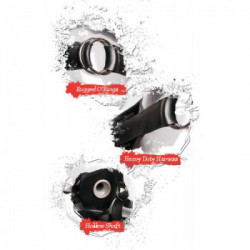 Fetish Fantasy - Strap On con Dildo Realistico, in Metallo, Cinturino Regolabile