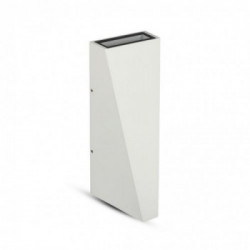 6W LED Wall Light White Body IP65 4000K
