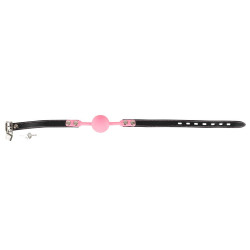 Bad Kitty Pink Gag - Costrittivo per la Bocca con Palla i Silicone, Ø ca. 4 cm
