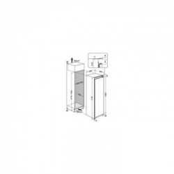 Hotpoint BF 1801 E F1 - Congelatore da Incasso NoFrost, 209 Litri, Classe F (A+)