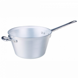 Pentole Agnelli 'Family Cooking Alluminio', Paiolo con manico e maniglia in inox Ø 22 cm