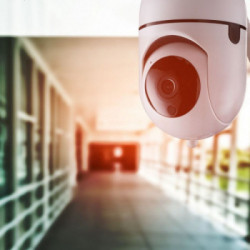 V-TAC Camera di Videosorveglianza Interno IP WiFi PTZ 2MP 1080px Visione Notturna Sensore Movimento Autotrack 2 Canali Audio SD 