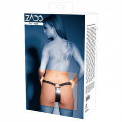 Zado - Strap On, In Pelle, Nero, Lungo