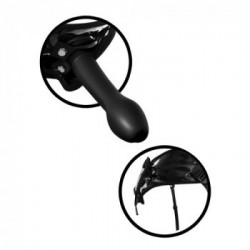 Fetish Fantasy - Strap On, Dildo Rimovibile, Dimensioni Regolabili, Reggicalze, Calze