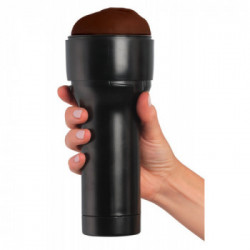 Kiiroo Feel Stroker Generic Dark Brown - Masturbatore a Forma di Vagina, Senza Vibrazione
