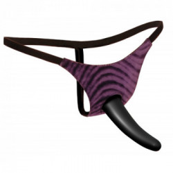 Fetish Fantasy Series - Strap On con Vibrazione, Per la Coppia, Nero, Vibrobullet