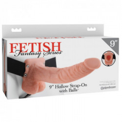 Fetish Fantasy - Strap On con Dildo Realistico, Lungo, Stimolante, Potenziante