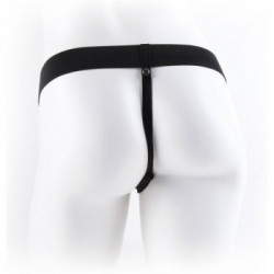 Fetish Fantasy - Strap On con Dildo Realistico, Pelle Scura, Stimolante, Potenziante