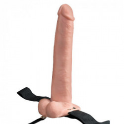 Fetish Fantasy - Strap On con Vibrazione, Dildo Realistico, Ricaricabile, Nero, Stimolante