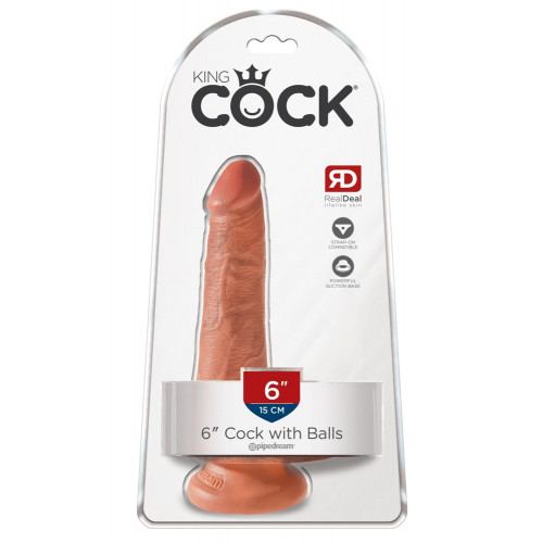 King Cock KC 6 - Dildo Realistico con Testicoli...