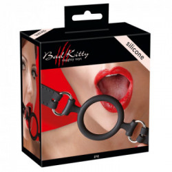 Bad Kitty Gag Silicone - Costrittivo pe la Bocca con Anello in Silicone, Ø 5 cm