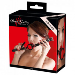 Bad Kitty Gag Silicone - Costrittivo pe la Bocca con Anello in Silicone, Ø 5 cm