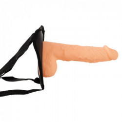 Excellent Power - Strap On con Dildo Realistico, Rigido, Duro, Unisex, Potenziante