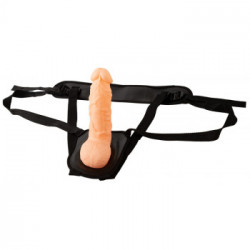 Excellent Power - Strap On con Dildo Realistico, Rigido, Duro, Unisex, Potenziante