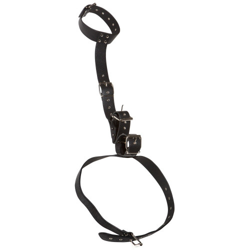 Bad Kitty Neck Restraint With Handcuffs -...