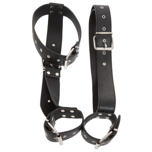 Bad Kitty Neck Restraint With Handcuffs -...