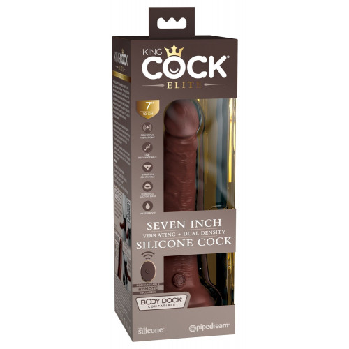 King Cock Elite Dual Density 7 - Dildo...