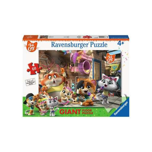 Ravensburger 44 Gatti - Puzzle 60 pezzi giant