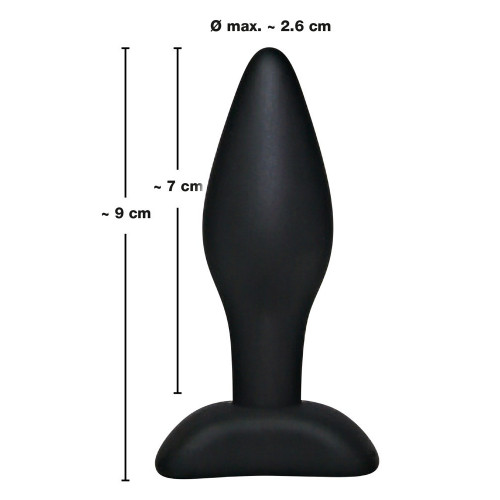 Black Velvets - Plug Anale, Silicone, Nero,...