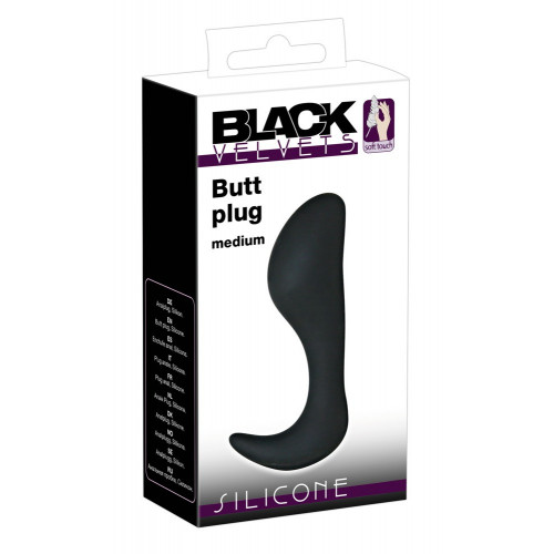 Black Velvets - Plug Anale, Nero, Flessibile,...