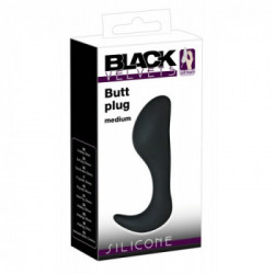 Black Velvets - Plug Anale, Nero, Flessibile, Tg Medium