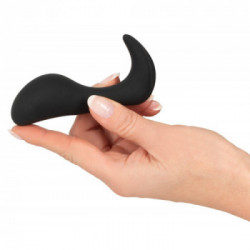 Black Velvets - Plug Anale, Nero, Flessibile, Tg Medium