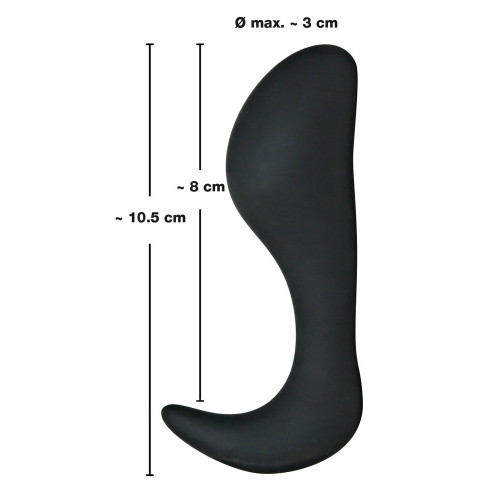 Black Velvets - Plug Anale, Nero, Flessibile,...