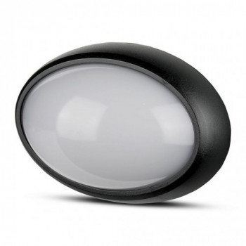 8W Dome Light Oval Black...