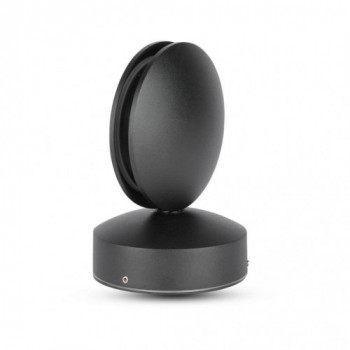 7W LED Wall Light Black...