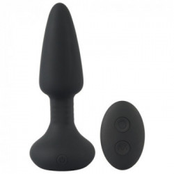 You2Toys - Plug Anale, Rotante, a Batterie, Remote Control, Nero, a Punta, Silicone
