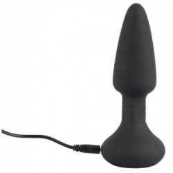 You2Toys - Plug Anale, Rotante, a Batterie, Remote Control, Nero, a Punta, Silicone