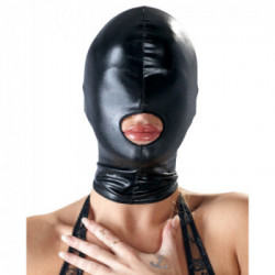 Bad Kitty - Maschera, Nera, Aderente, Effetto Bagnato Lucido