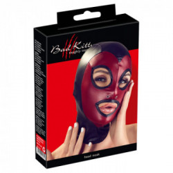 Bad Kitty - Maschera Fetish, Aderente, Nera , Rossa