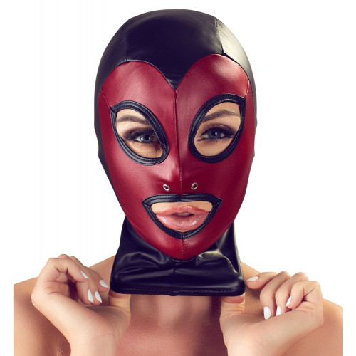 Bad Kitty - Maschera Fetish, Aderente, Nera ,...